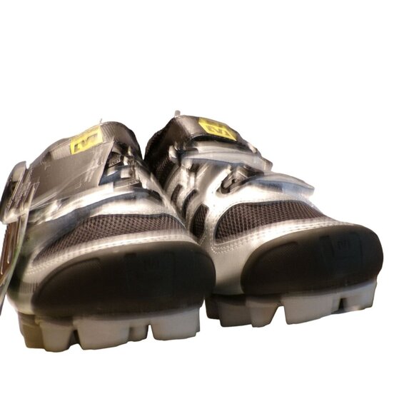 Mavic Tempo 6.5 Cycling Shoes NEW Black Silver Ergonomic Design Vtg Look Durable - Picture 3 of 7